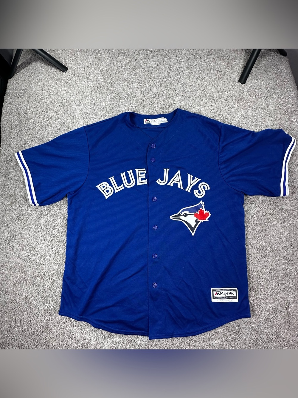 Toronto Blue Jays 7700 Majestic Alternate Blue Jersey Men XL - Picture 1 of 12